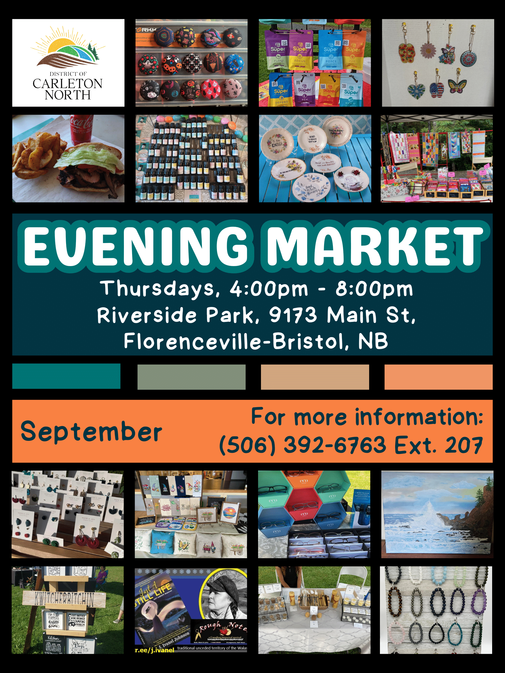 EVENING MARKET - Poster