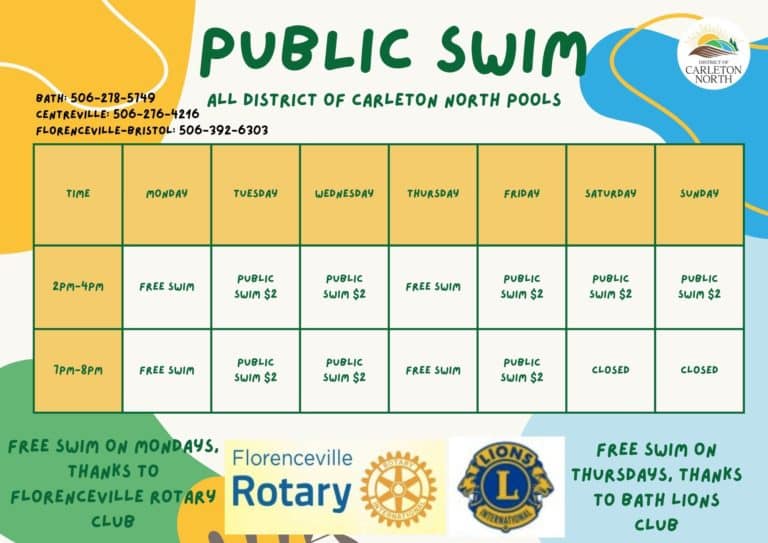 Recreation Department | District of Carleton North